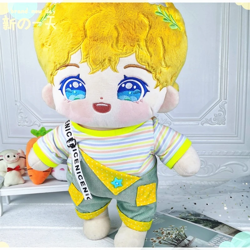 

Футболка Kpop Star Idol Group, комбинезон Brother, костюм для 40 см, плюшевая кукольная одежда