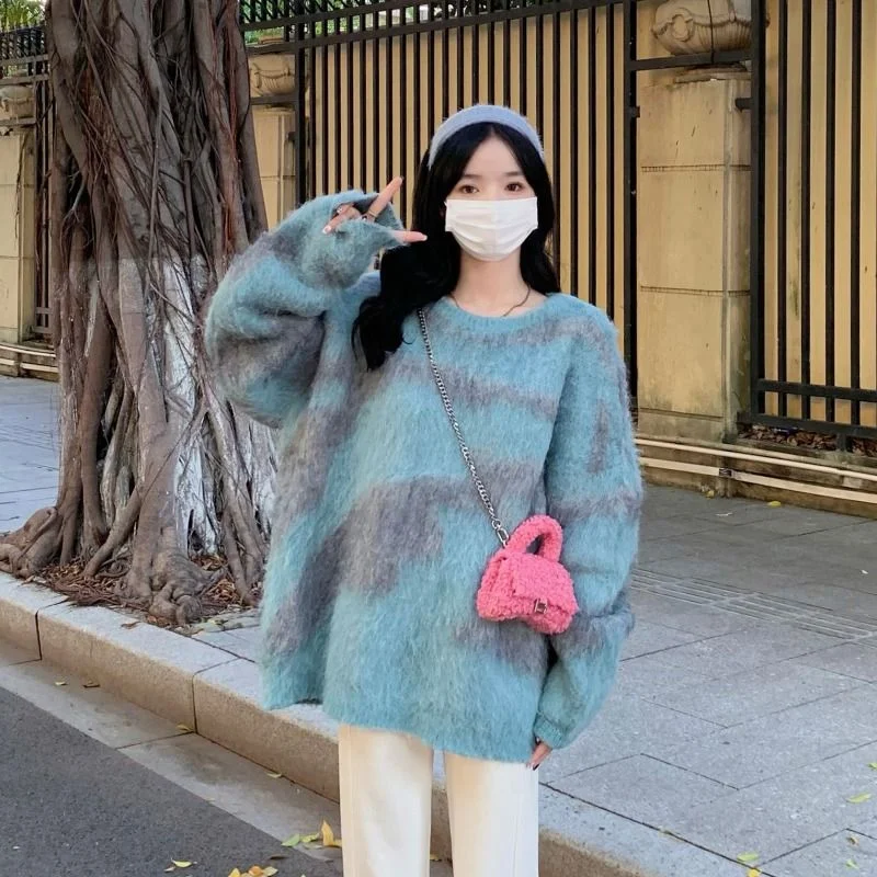 

Sweater Pullover Women Autumn and Winter Slouchy Wind 2023 Knitwear Small Gentle Soft Glutinous Top for Winter Pullover Outwear