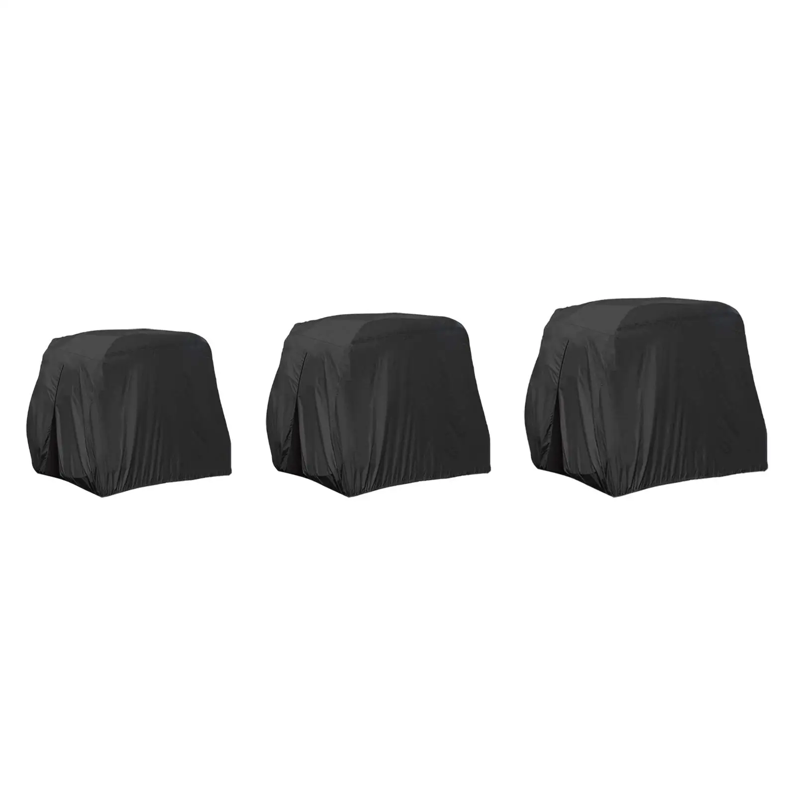 

4 Passenger Golf Cart Cover Durable with Back Side Zipper Window Accessories Sunproof Weatherproof for for