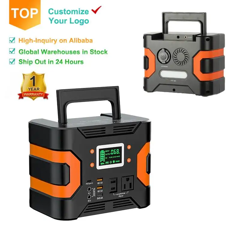 

110V/220V AC Batteries High Quality 300WH 380W Solar Generator System Mini Home Power Station Supply Bank For Outdoor Camping