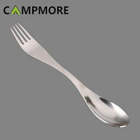 campmore camping cutlery spoon fork stainless steel portable outdoor camping forks for home dinner party