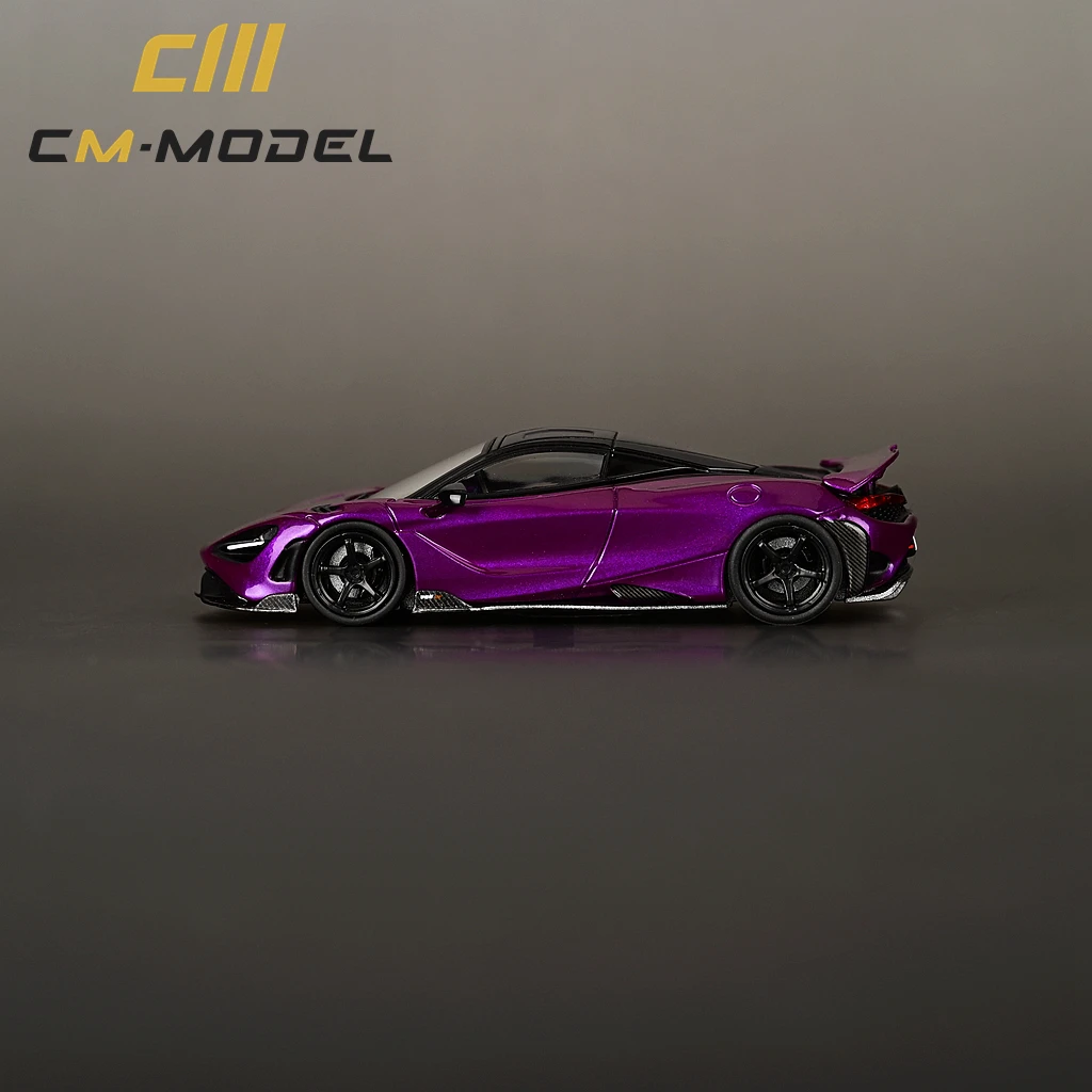 Модель 1/64 Mclaren 765LT, литая моделька, чистый автомобиль