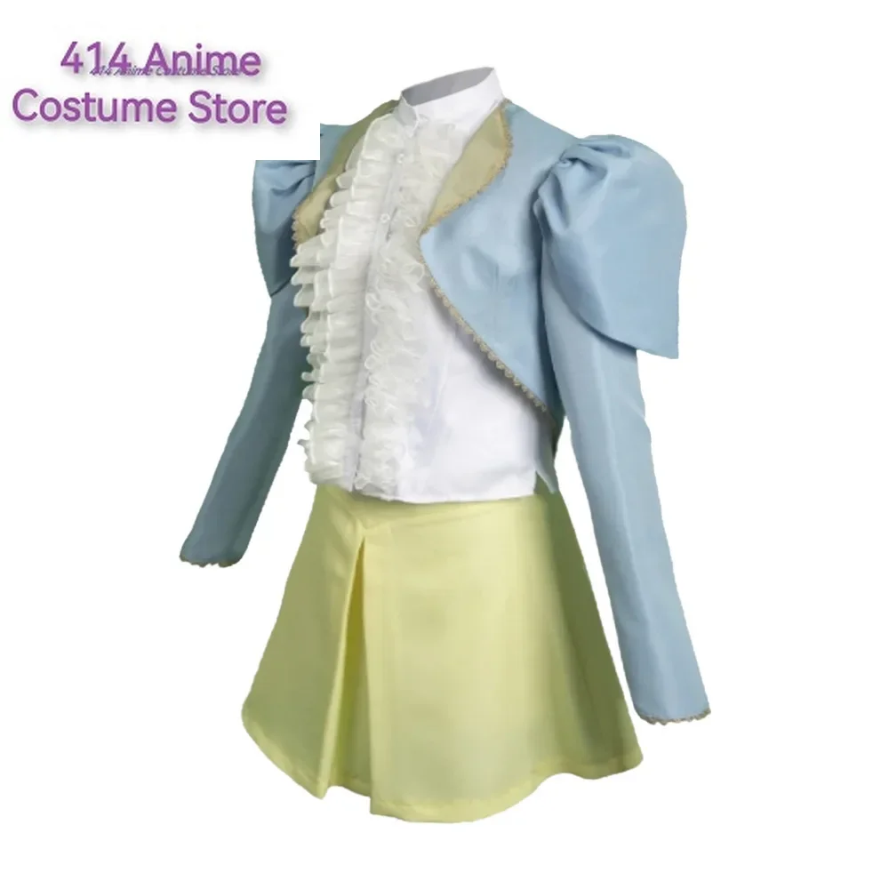 Movie Poor Cos Thing Bella Baxter Косплей Костюм Экипировка Желтая Юбка Синее Пальто Для