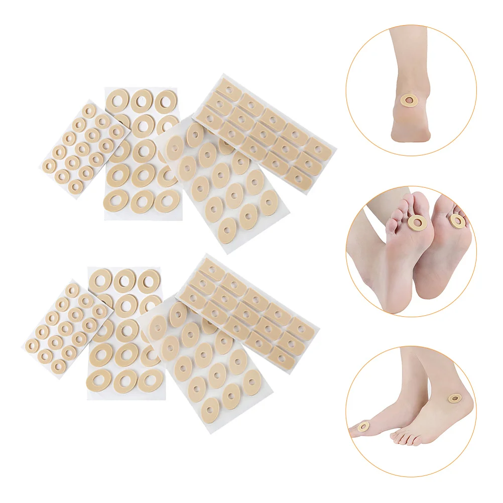 

120 Pcs Corn Stickers Silicone Patch Toe Pads Care Silicone Callus Cushions Corn Pads Latex Sponge Adhesive Corn Protectors