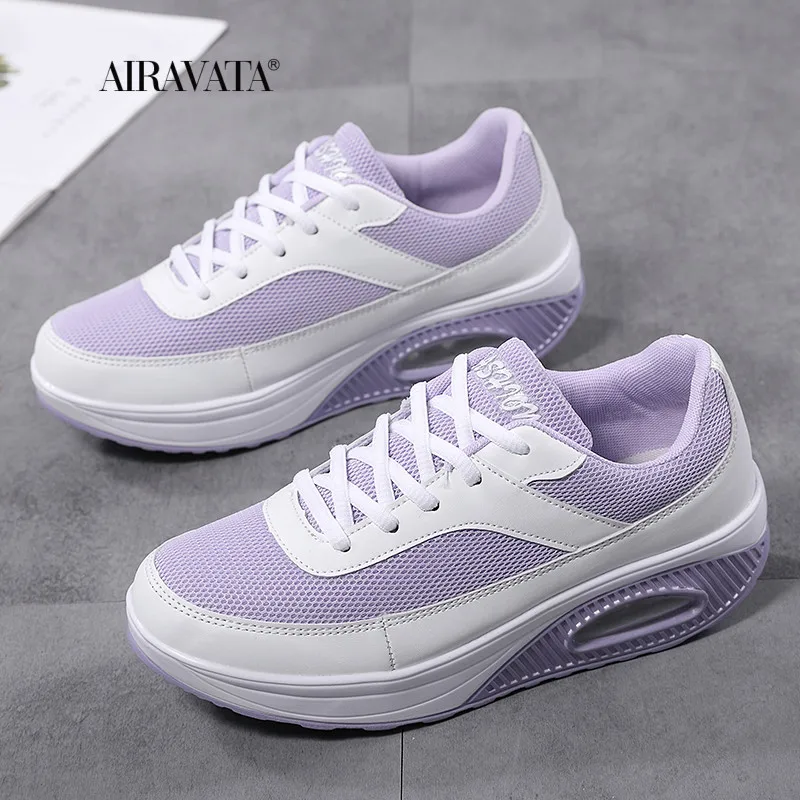 2022 Women Sneakers White Tennis Women Shoes Canvas Slip on Female Row Shoes Platform Flats Ladies Breathable Shoes Size 35-42