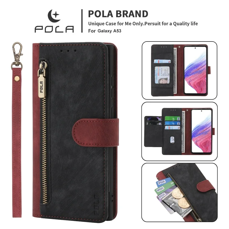 

Multi-Function Leather Cards Slots Zipper Flip Wallet Phone Case For Google Pixel 7 Pro 5A 5G 6 6A 6Pro 5 5XL 4A 4 4XL 3A 3 XL