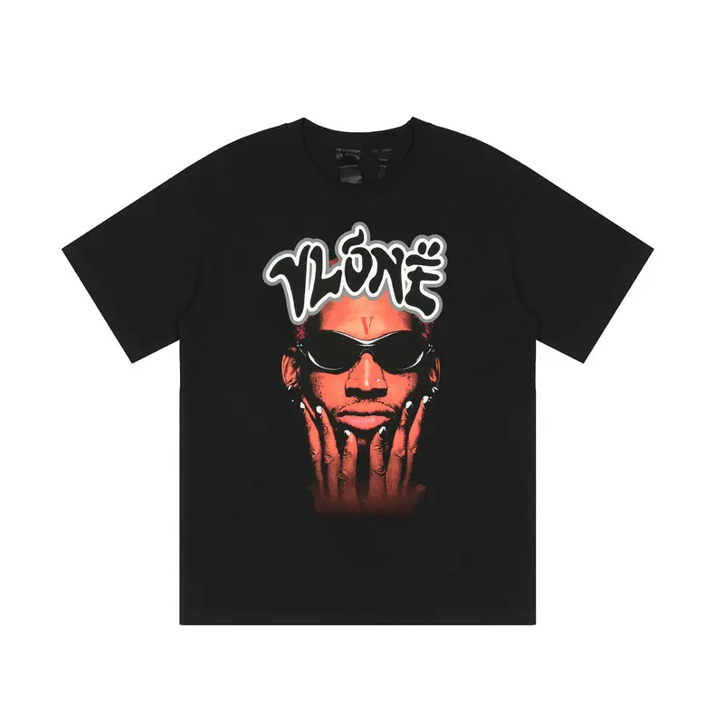 

VLONE Men T Shirt 100% Cotton Original Brand Streetwear Women's T-shirt USA Summer Short Sleeve Harajuku Hip Hop Tshirt Boy