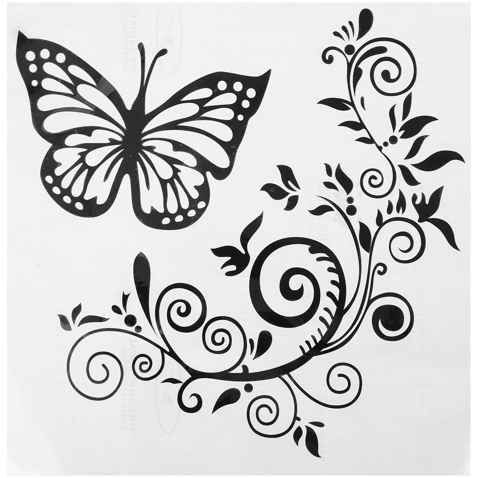 

1 Set Decorative Car Sticker Butterflies Unique Car Decal Automobile Sticker