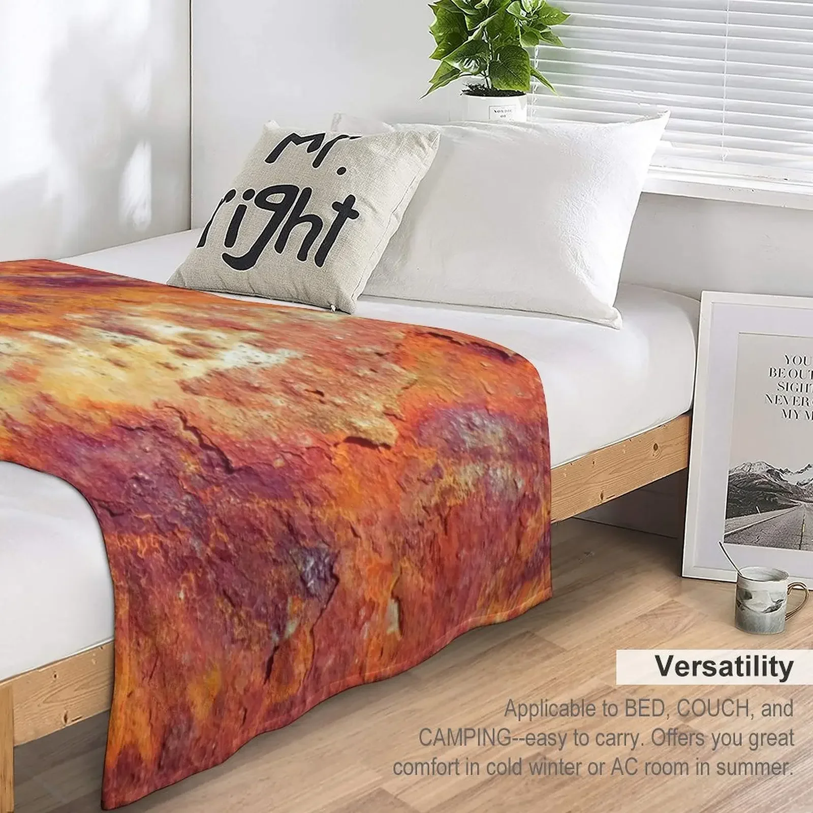 Одеяло с рисунком ржавчины для косплея Аниме Манга Роскошные Дизайнерские