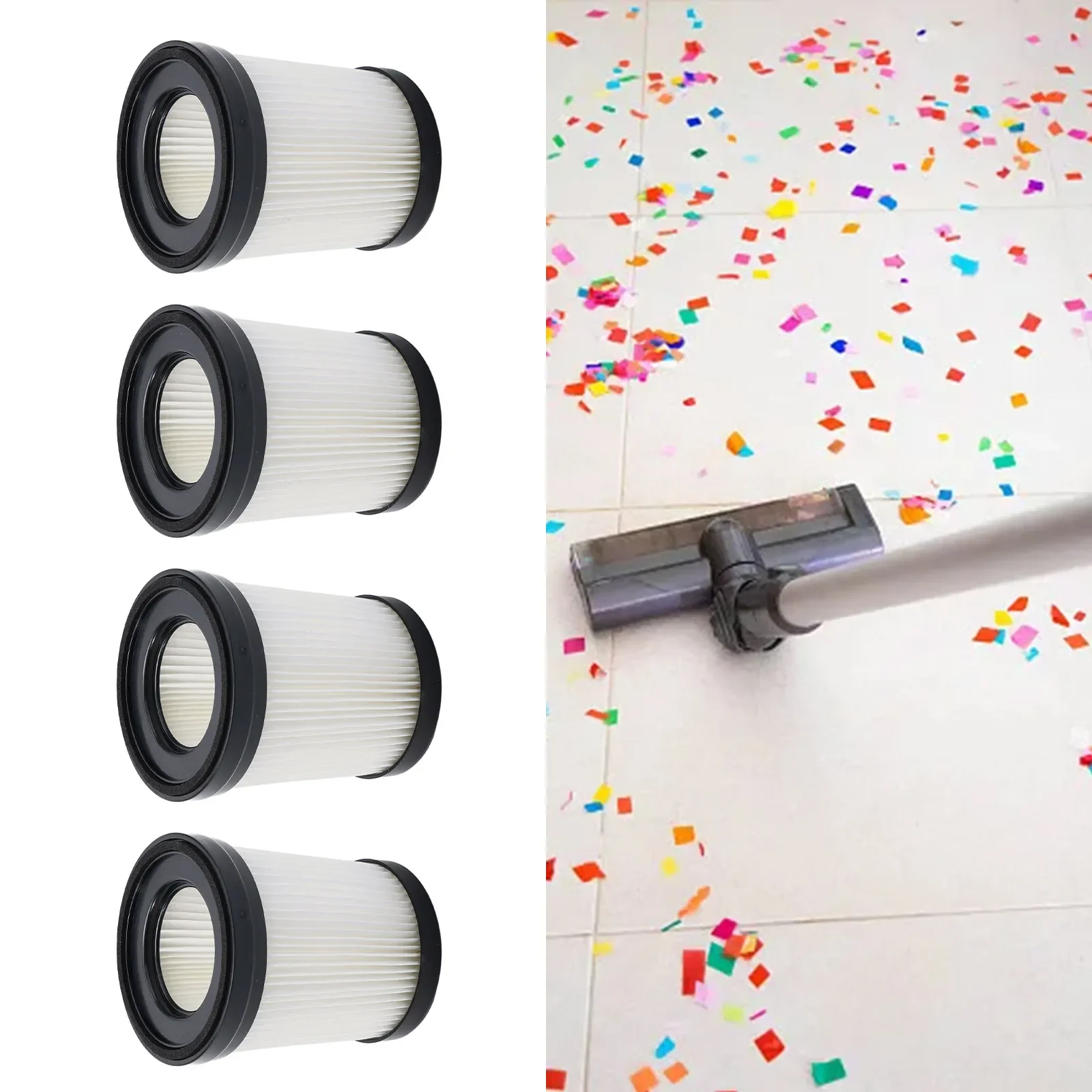 Фото 2/4 шт. сменных фильтров для беспроводных пылесосов Lubluelu 202, Oraimo OSV-102, Besswin W26 №3