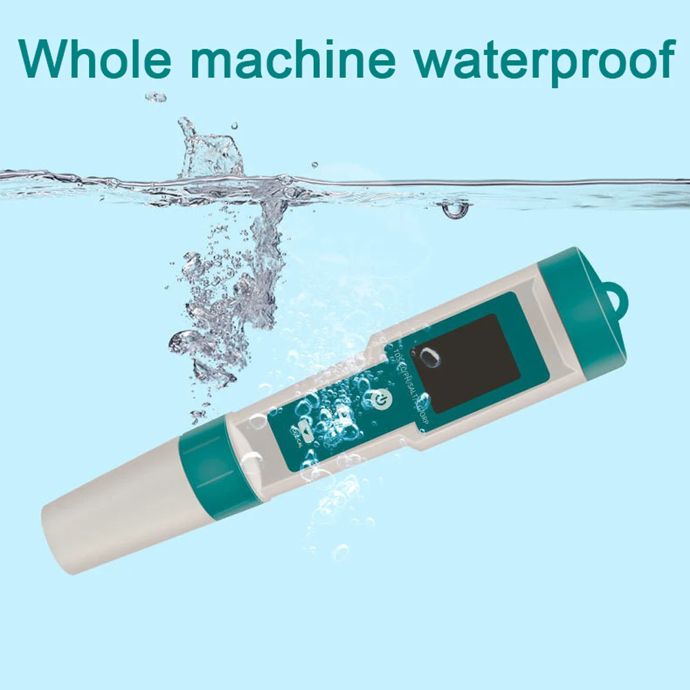 

Digital 7 in 1 Water Quality Tester Portable High Accurancy Water Quality Test Pen Water PH/TDS/EC/Salinity/ORP/S.G Tester