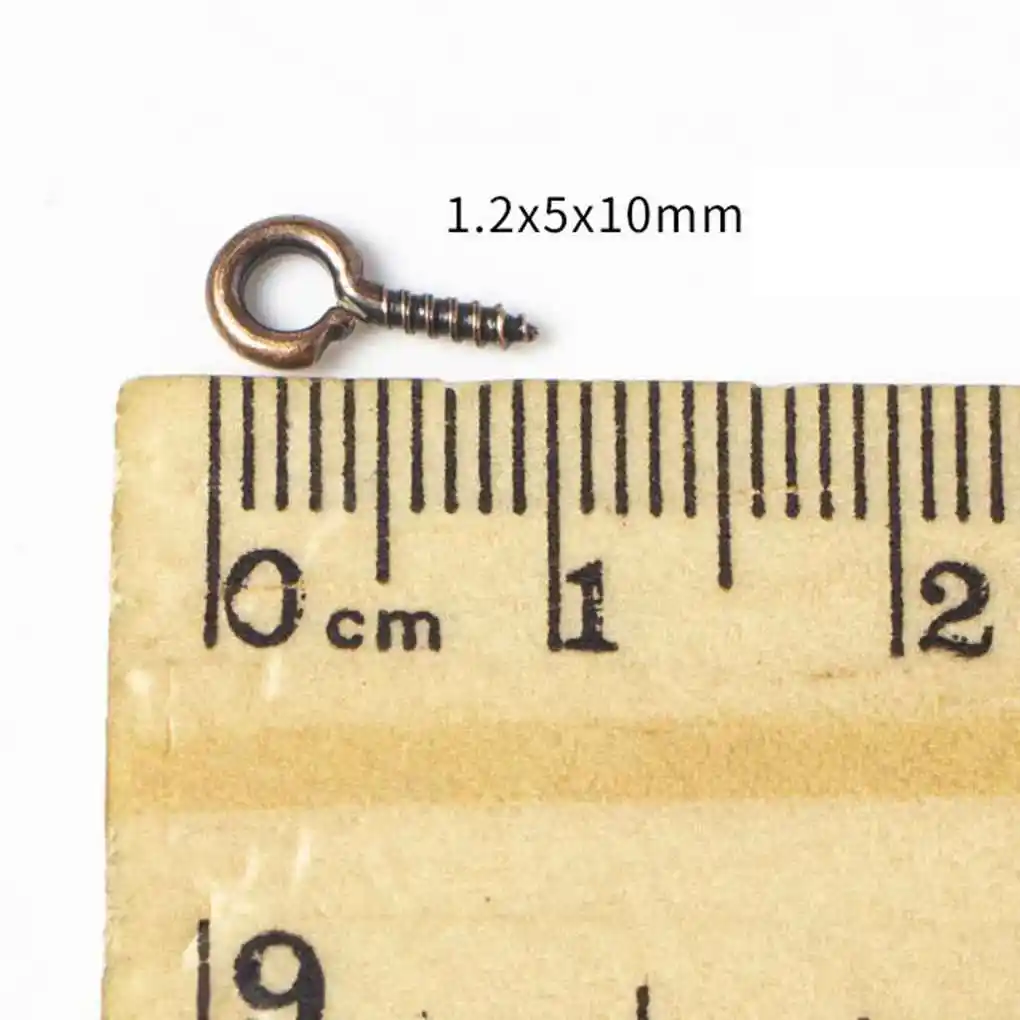 300 шт. маленькие крошечные мини-штифты Eyepins Крючки Петли винтовые резьбовые