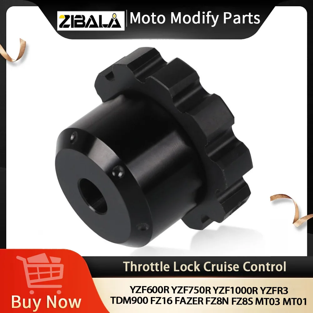 

Motorcycle Throttle Lock Cruise Control End Bar For Yamaha YZF600R YZF750R YZF1000R YZFR3 TDM900 FZ16 FAZER FZ8N FZ8S MT03 MT01