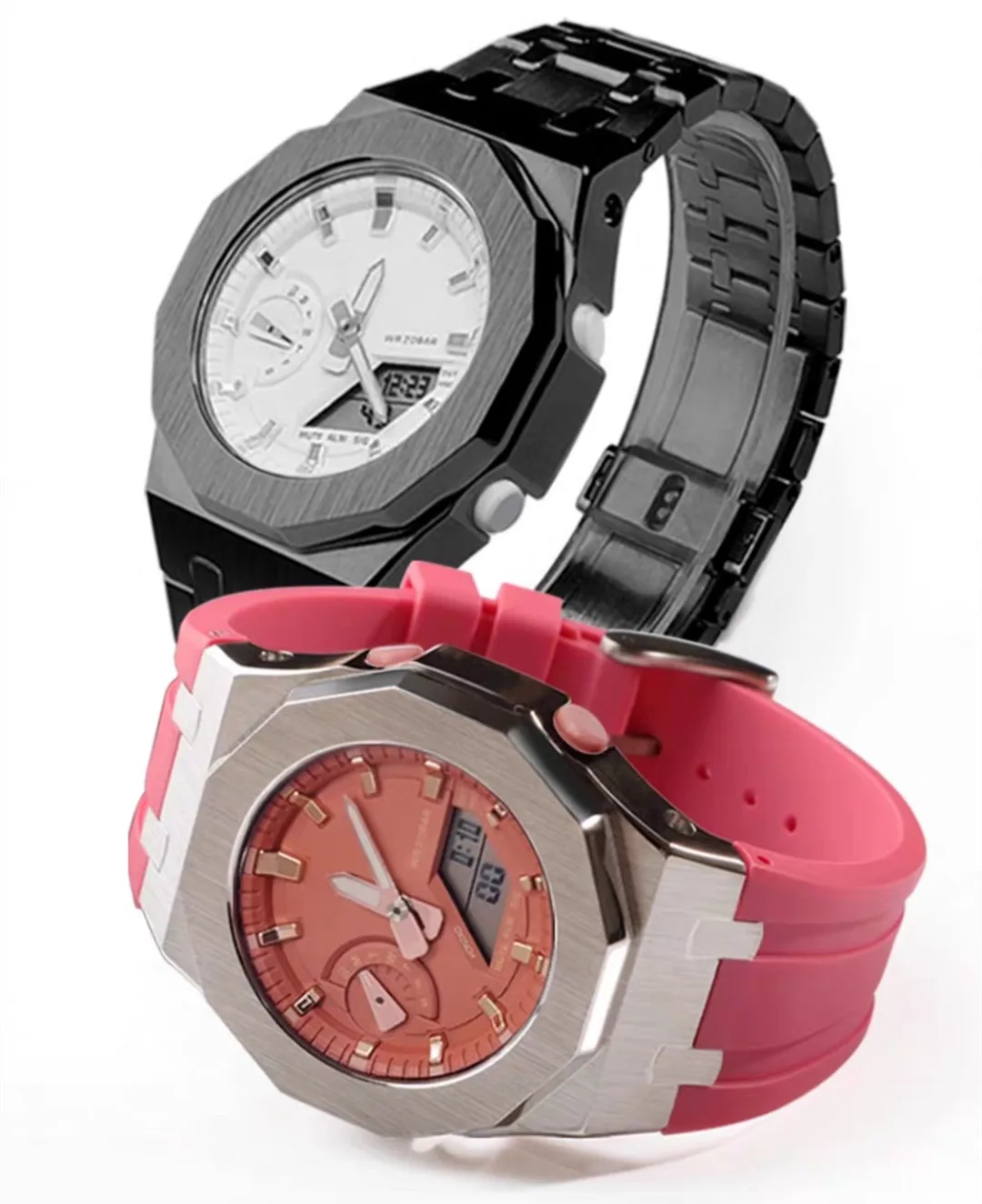 Комплект модов Dodecagon Bezel из нержавеющей стали ремешок для Casiaok G-Shock GMA-S2100