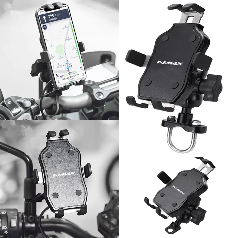 

2023 New Motorcycle Accessories handlebar Mobile Phone Holder GPS stand bracket For YAMAHA NMAX 155 NMAX 125 N-MAX 150 N-MAX 155
