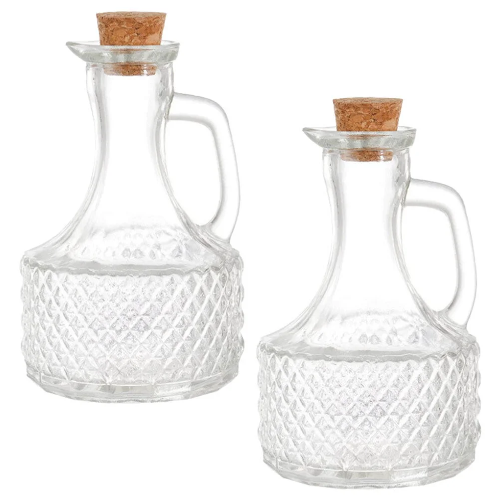 

2 шт., стеклянные бутылки для масла