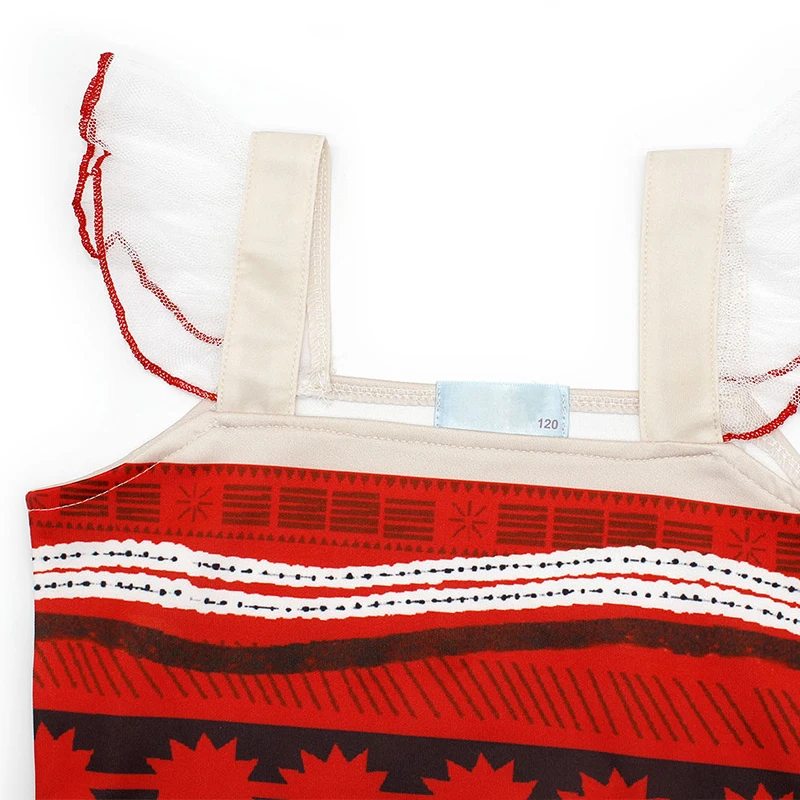 Детское летнее платье для косплея моана