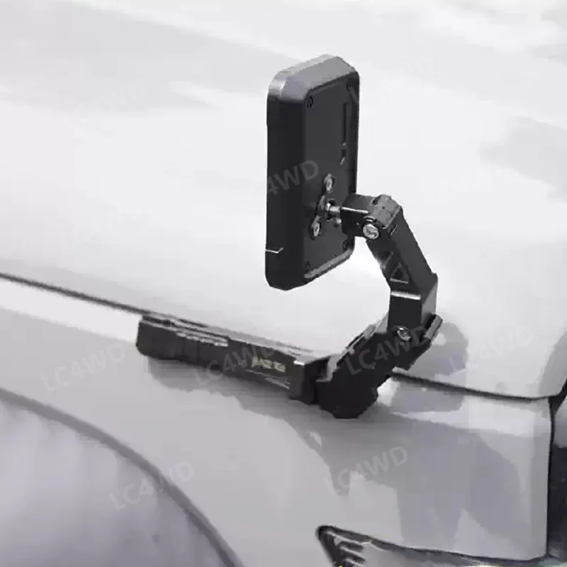 Внедорожные аксессуары 4x4: кронштейн из алюминиевого сплава 6061-T6, зеркало для слепых зон с защитной пластиной от песка для GWM Tank 300 2021-2025 (art.: 3920db2bd1982) - 3920db2bd1982