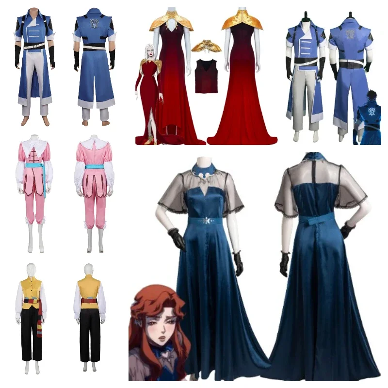 Lenore костюм для косплея аниме каставания Длинные платья перчатки наряды Хэллоуин