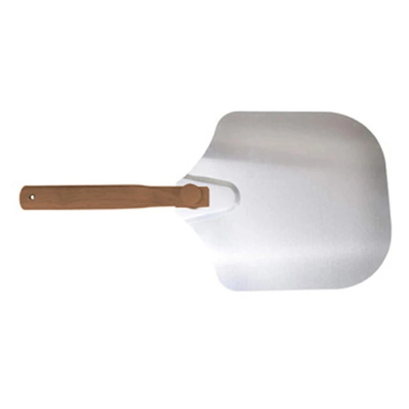 

1Pcs Folding Stainless Steel Pizza Peel Wood Handle Cook Kitchen Oven Accessory Kit Portable BBQ Bake Tool
