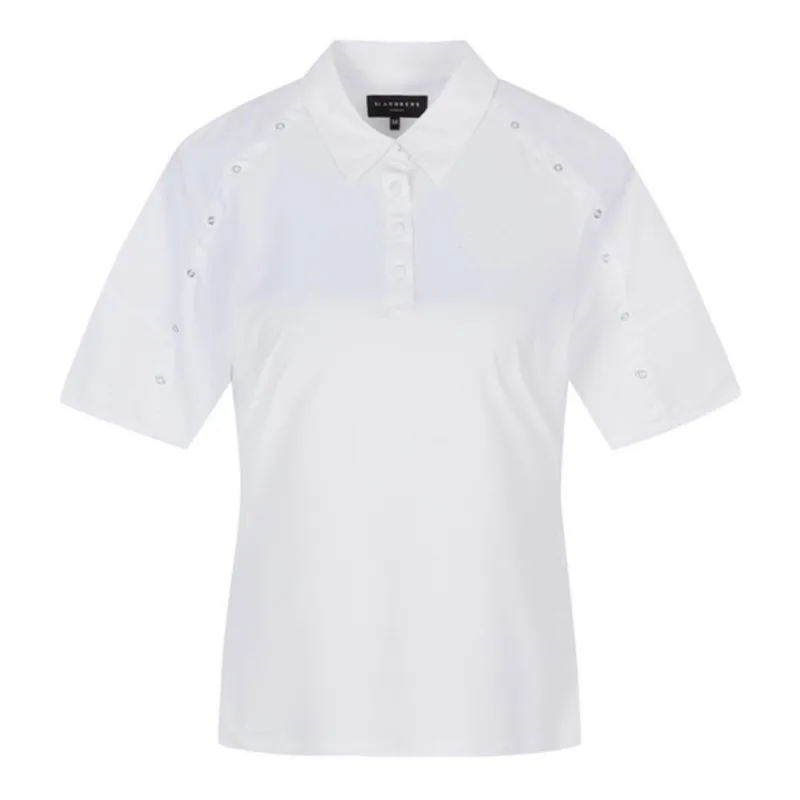 Golf ladies short-sleeved T-shirt summer sweat-absorbing quick-drying women's puff sleeve Polo shirt temperament golf wear