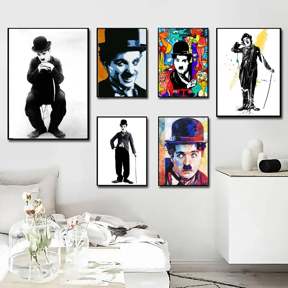 C- Charlies C-каплины плакат настенное искусство домашний декор комнаты цифровая