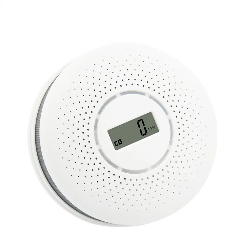 

ESCAM 2 in 1 LCD Display Carbon Monoxide & Smoke Combo Detector Battery Operated CO Alarm with LED Light Flashing Sound Warning