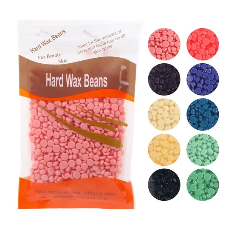 

100g Natural Herbal Scent Hard Wax Beans Unisex Depilatory Hot Film Beads Waxing