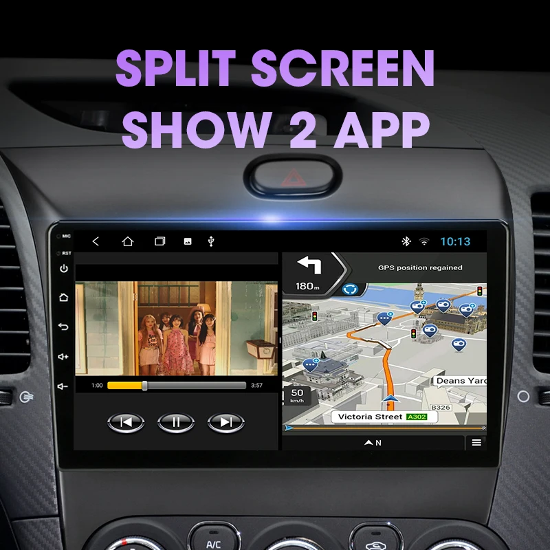 vtopek 9 4gwifi 2din android 10 0 car radio multimedia video player navigation gps dsp for kia k3 cerato forte 2013 2017 3 yd free global shipping