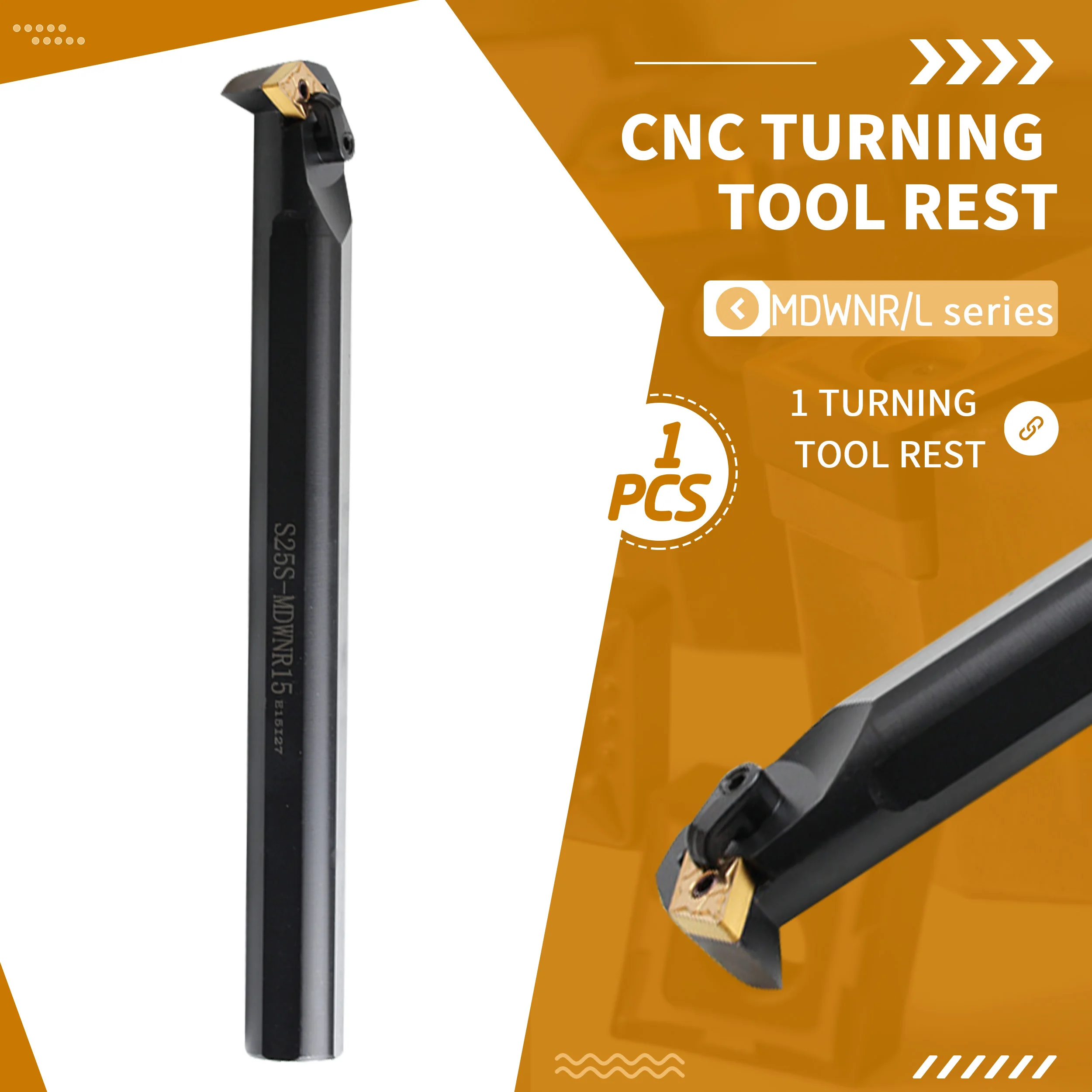

S20R-MDWNR11 S25S-MDWNR15 MDWNR/MDWNL CNC Machine Tools lnternal Turning Holder Adaptation Lathe insert DN Sturdy Wear-Resistant