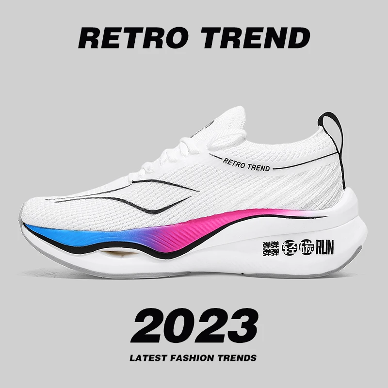 Orange Mesh Breathable Running Sport Shoes Sneakers Men Light Soft Thick Sole Hole Couple Shoes Athletic Sneakers Women Shoes 45