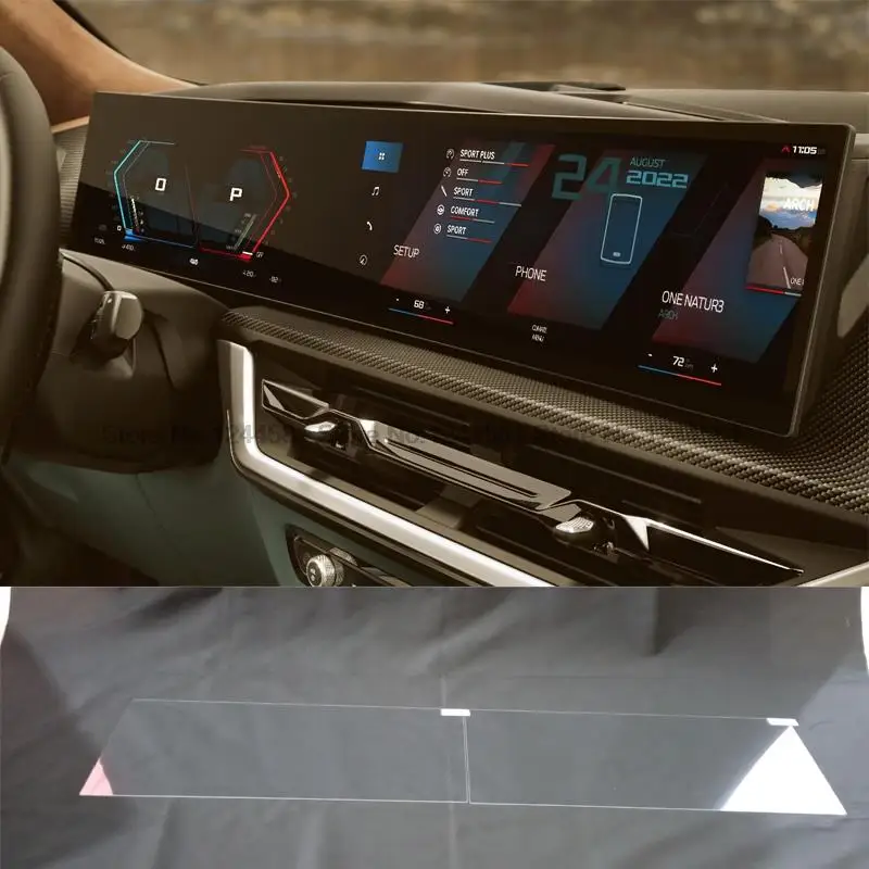 

Закаленное стекло для защиты экрана для BMW i4 eDrive40 M50 2022 12,3 дюйма Автомобильная информационная система Радио GPS навигация пленка для интерьера