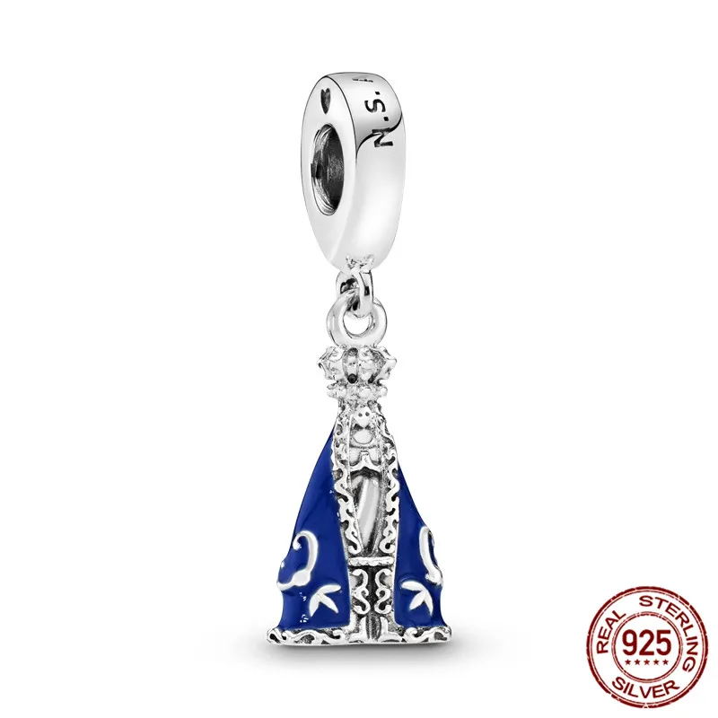 Серебряный цвет Очаровательная подвеска Бразилия наша Леди апареза подходят для