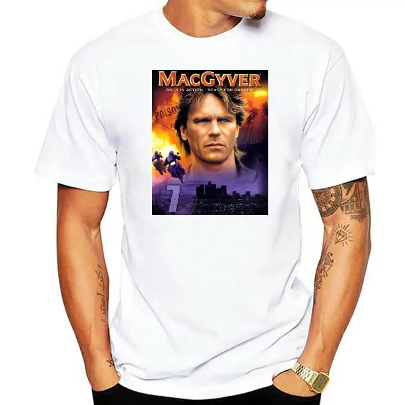 

Macgyver V7 R D Anderson, постер, ТВ-сериал, футболка черного цвета, все размеры от S до 4Xl