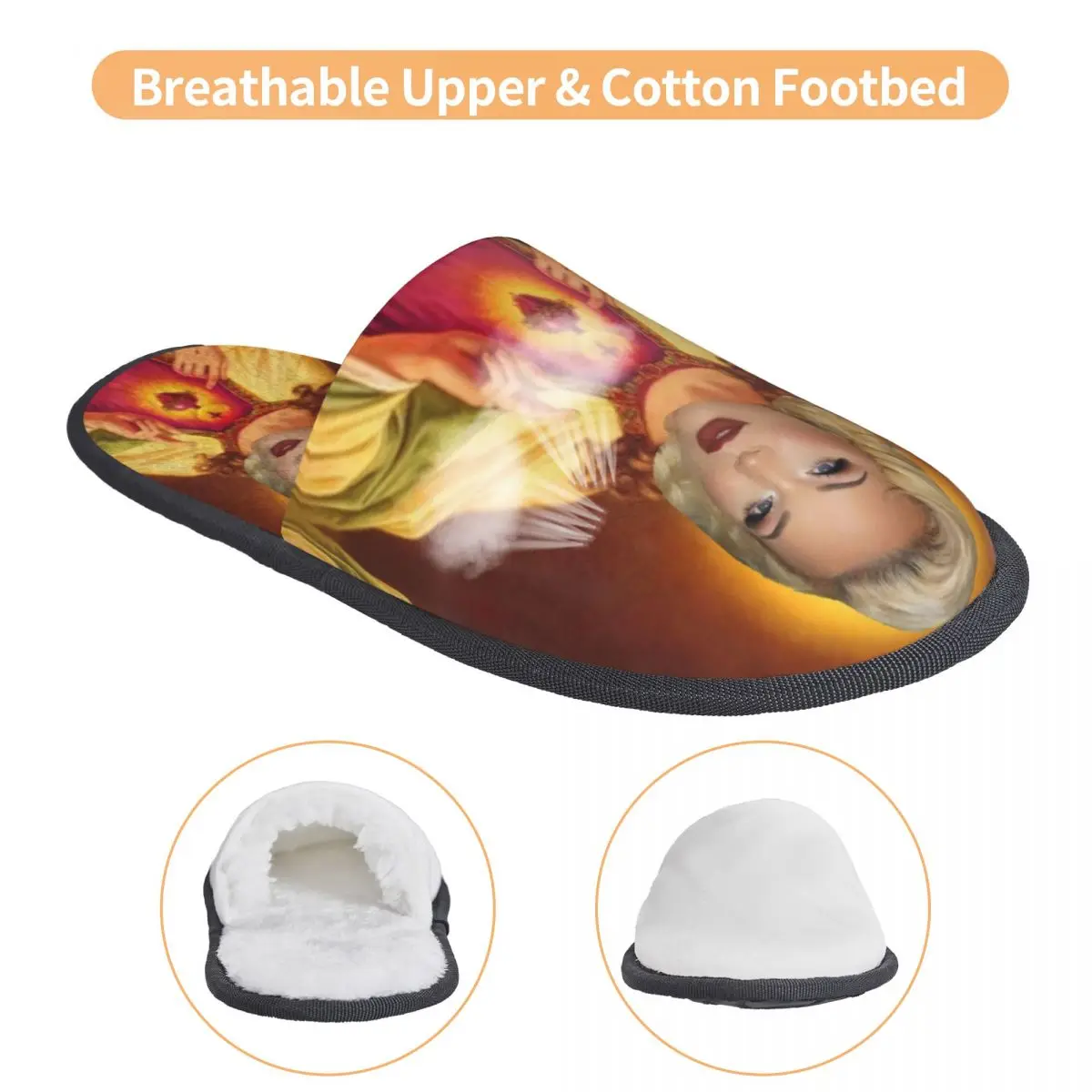 Пользовательские Trisha Paytas гостевые Тапочки с изображением Иисуса для ванной