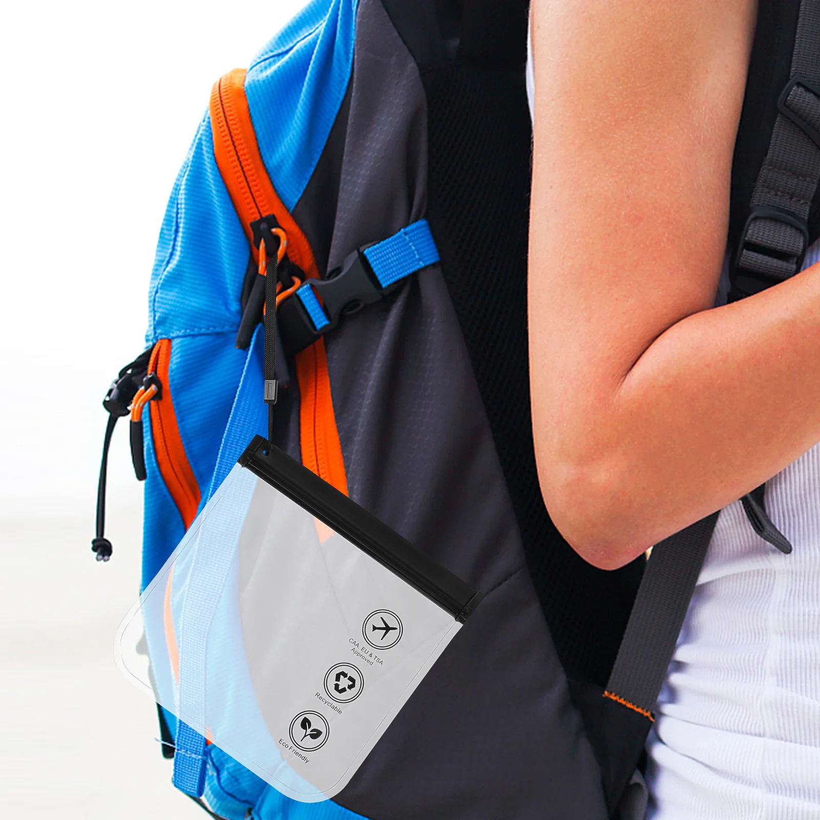 Сумка Аэропорт Жидкость Сумки Защитные Жидкости Прозрачная молния Путешествия