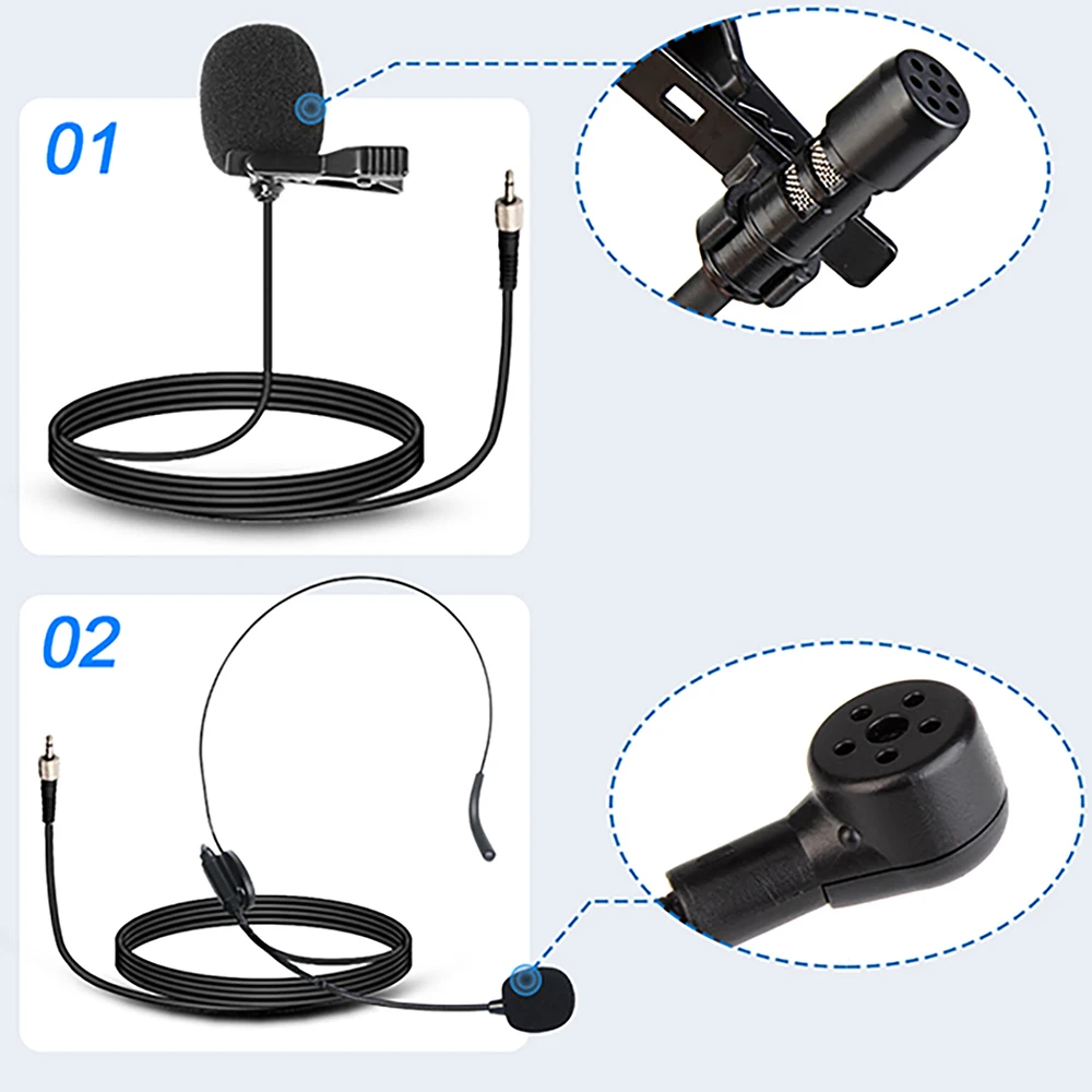 Беспроводной микрофон петличный с инструкцией передатчика Bodypack