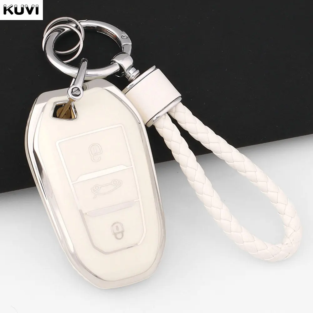 

Новый Чехол Для Ключей Из ТПУ Для Peugeot 2008 3008 4008 5008 308 408 508 Citroen C1 C2 C4 C6 C3-XR Picasso Grand DS3 DS5-авт...