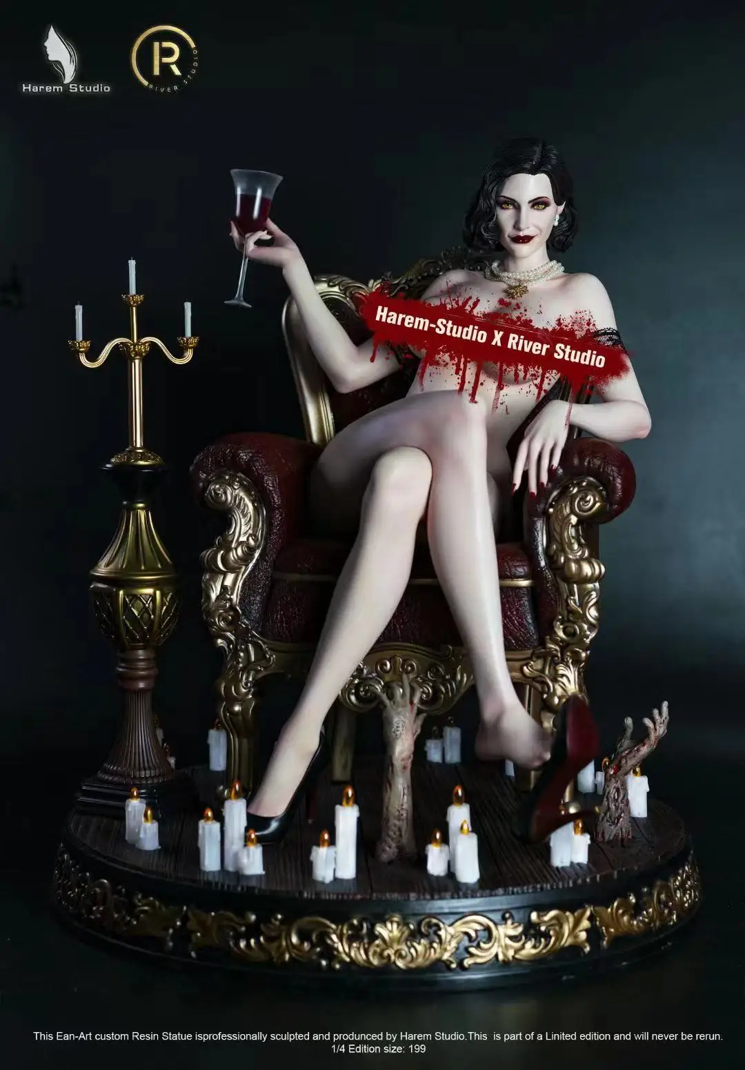 Рисунок 3 - Подставка статуя вампира 1/4