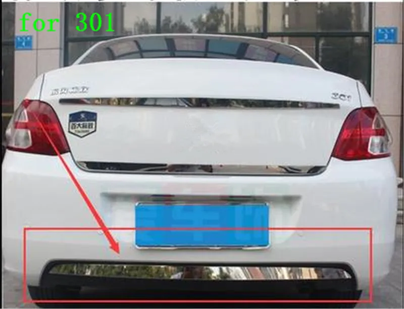 

Auto Parts High Quality Stainless Steel Rear Door Trim Trim Strip Car Styling For Peugeot 301 2012-2019 Car Accessories H