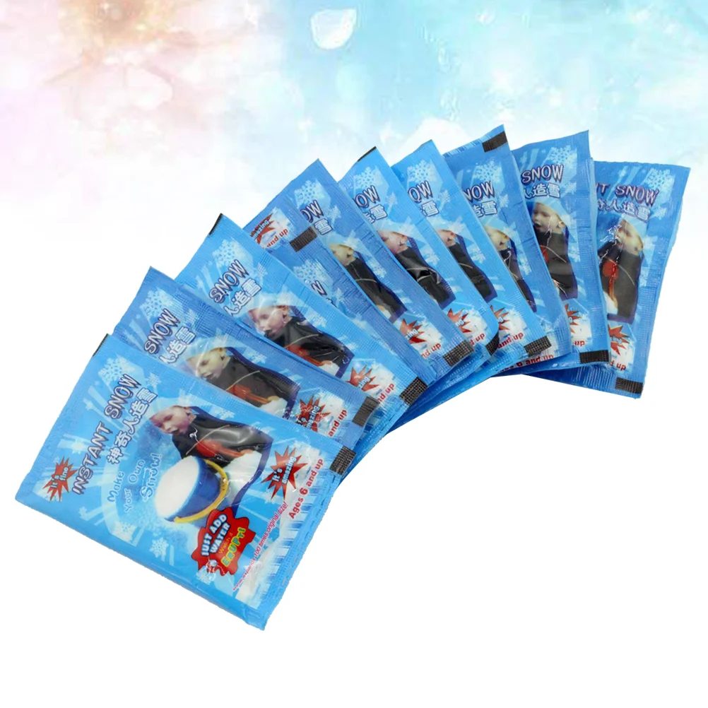 5 шт. порошок для глины белый искусственный снег лучший облаков и подарков на день