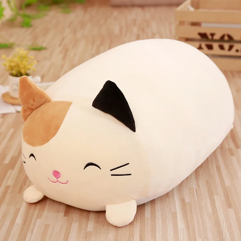 Большая плюшевая подушка-Кот игрушки большая толстая кошка собака лягушка