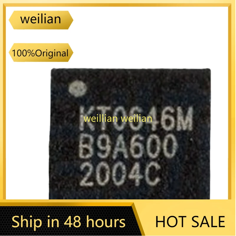 

10-100PCS/lot KT0646M KT0646 Microphone wireless audio UHF transmitter receiver IC Chip New original