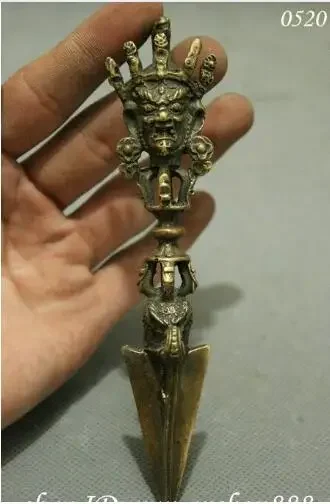 Тибетский буддизм Махакала Хаягriva Статуя Будды Фурба Держатель кинжала FaQi