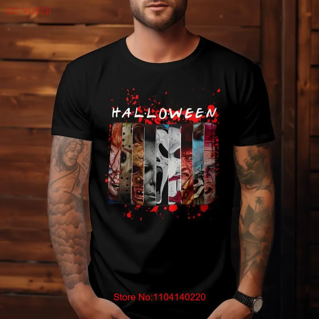 Футболка Halloween Slasher с длинными или короткими рукавами