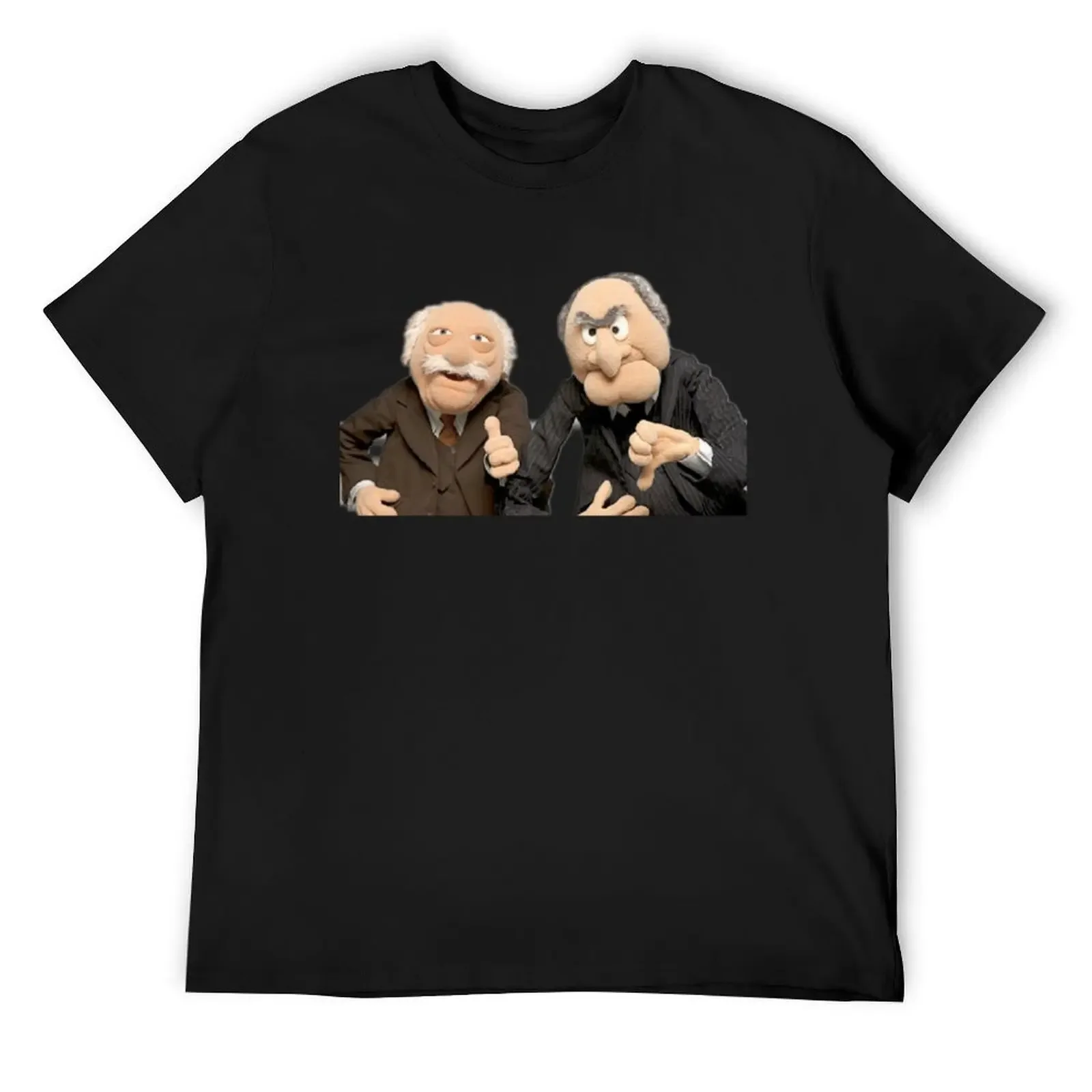 Футболка Statler and Waldorf уличная одежда в тяжелом весе винтажная белые мужские