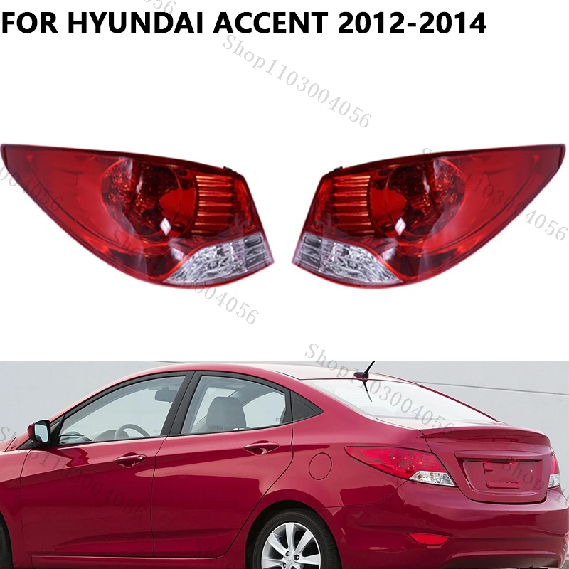 Для Hyundai Accent 2012 2013 2014 92401-1R010 92402-1R010 автомобильные галогенные задние фонари