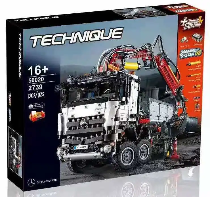 Technic Series 20005 The Arocs 3245 Truck Car Model Building Block Bricks Compatible With 42043 DIY Arocs Boy's Toy Educational