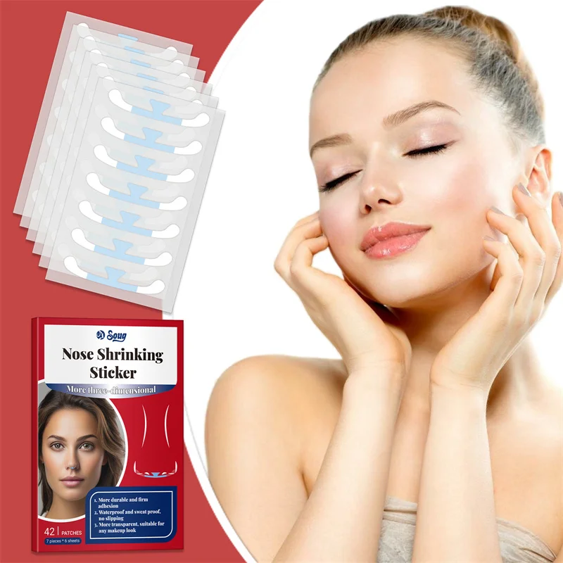 42 шт./кор. специальные термоусадочные наклейки для косплея с крыльями носа