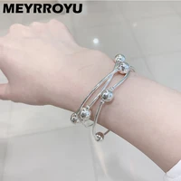 meyrroyu vintage multilayer personalized ball stitching bracelet for women girl new fashion jewelry party gift pulseras mujer